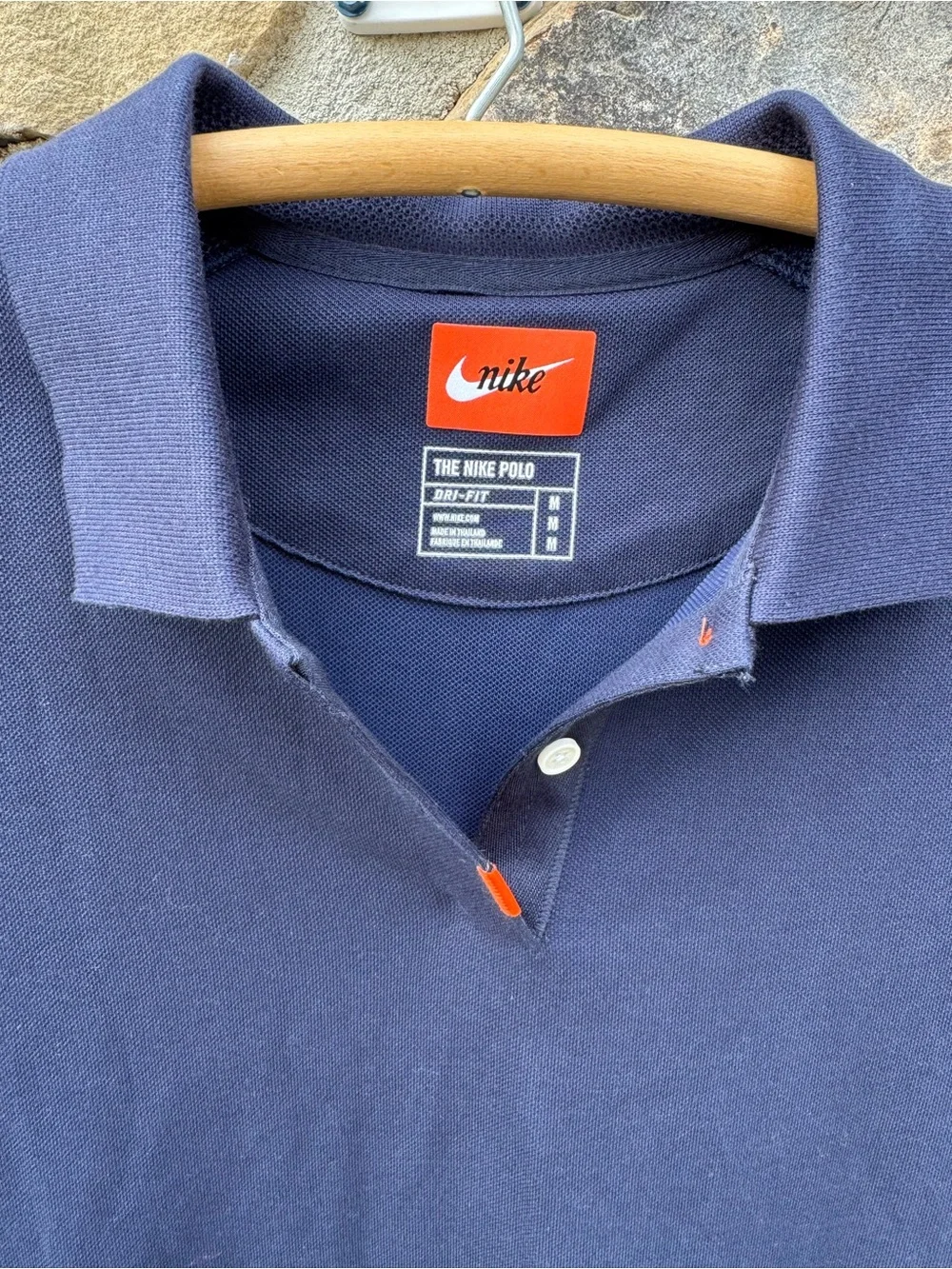 Nike Women's Dri-Fit Navy Polo Mini Dress Medium Tennis Preppy Athletic Golf
